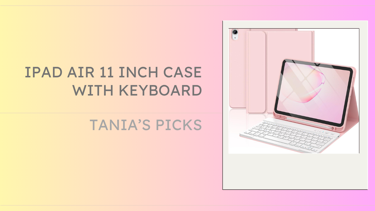 iPad Air 11 Inch Case with Keyboard